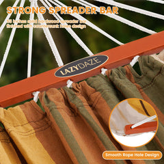 Lazy Daze handcrafted twisted ropes providing strong support and long-lasting performance