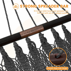 Lazy Daze chains and carabiners hardware image showing adjustable hanging convenience