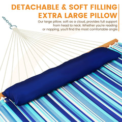 Lazy Daze soft padded head pillow close-up showing sewn strips and neck support while lounging
