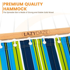 Lazy Daze padded head pillow detail highlighting neck support and weather resistance