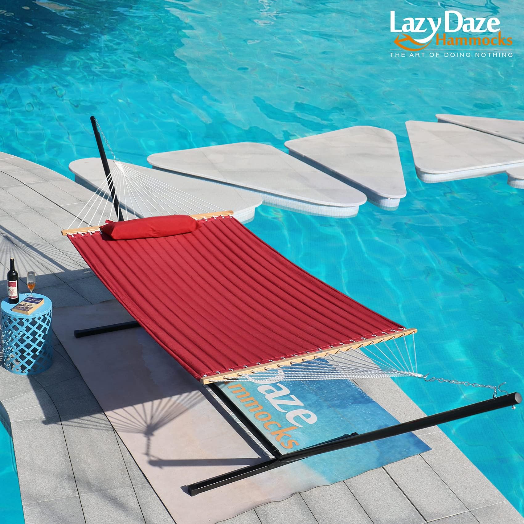 Lazy Daze product label and care tag with storage and maintenance instructions
