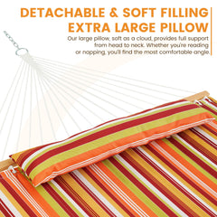 Lazy Daze pillow and stitching detail showing head support and secure seams
