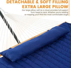 Lazy Daze Hammocks close-up of quilted texture offering soft support