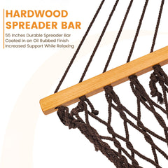 Lazy Daze cotton rope weave detail highlighting thicker strands for stronger support