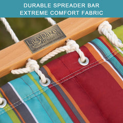 Lazy Daze hardwood spreader bar detail demonstrating solid stability