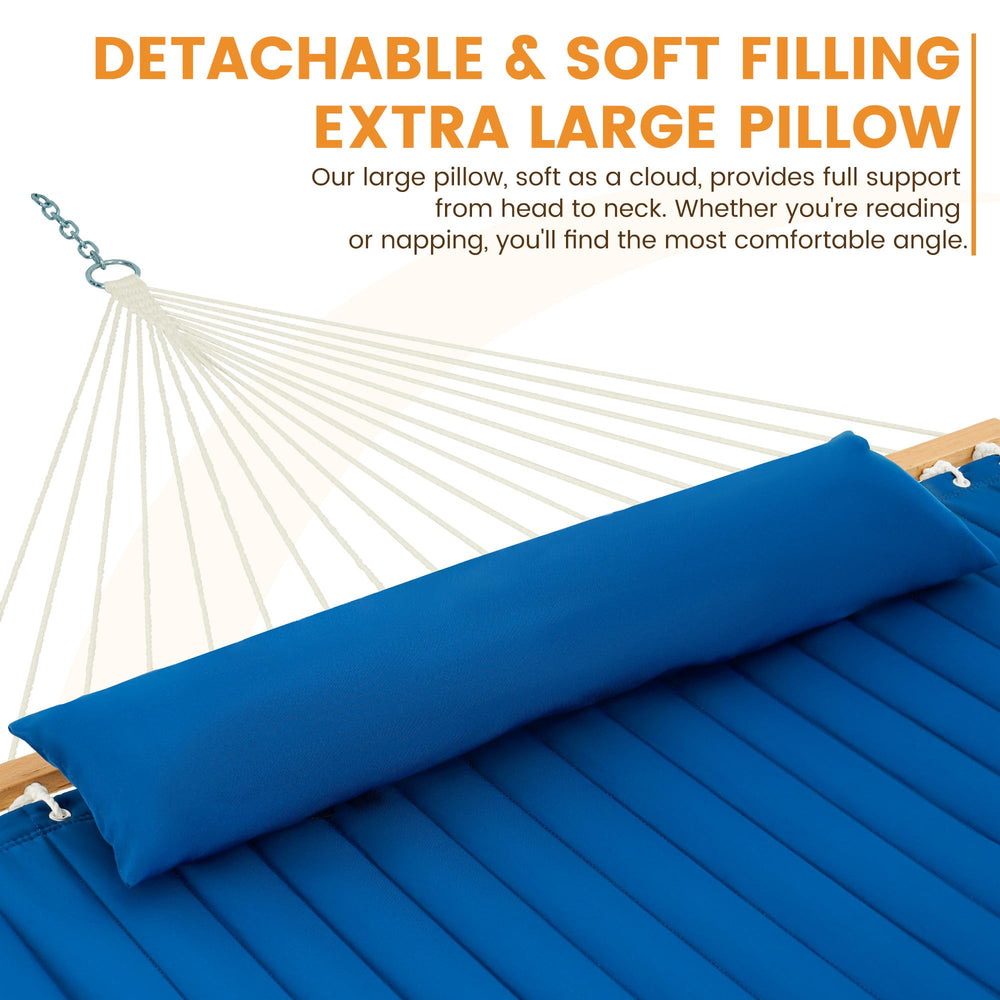 Lazy Daze spreader bar detail showing FSC wood and weather-resistant finish for stability