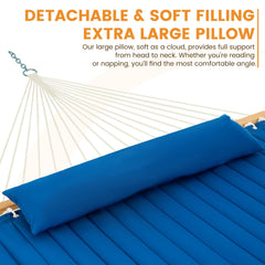 Lazy Daze spreader bar detail showing FSC wood and weather-resistant finish for stability