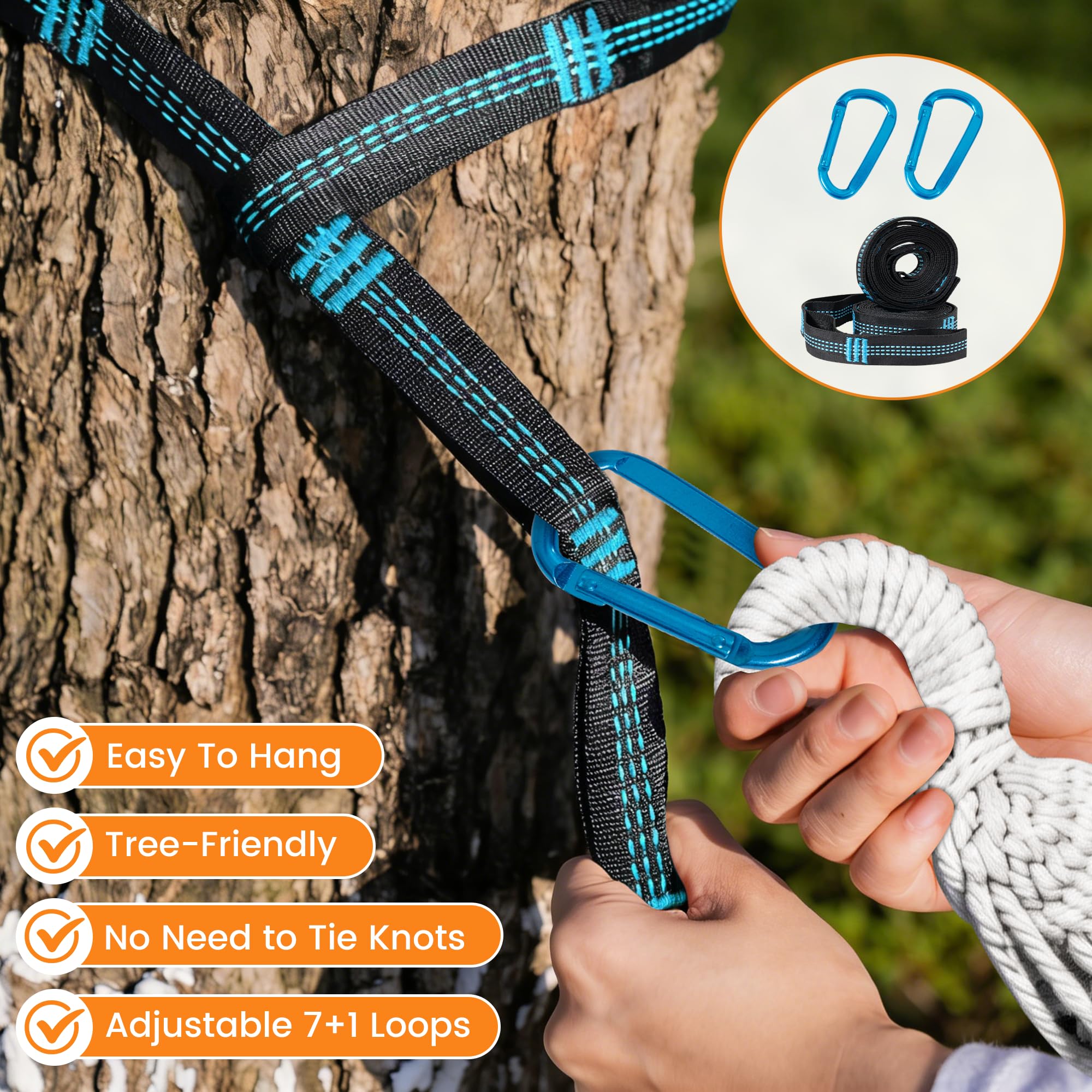 Lazy Daze carry bag and hanging kit, organized portable setup