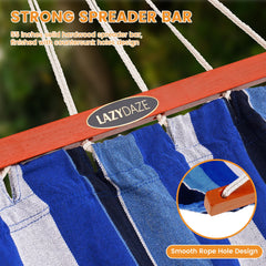 Lazy Daze handwoven ropes detail, durable artisan-crafted suspension