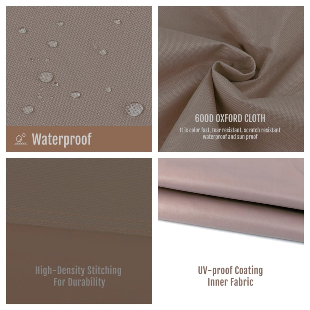 LBNZT fabric close-up showing 600D oxford texture and water resistance benefit
