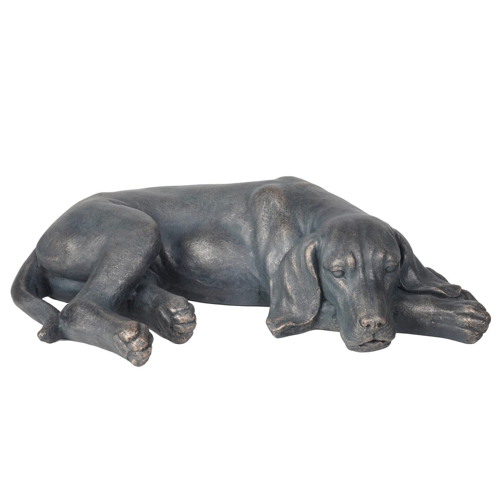 LC LCdecohome sleeping dog front view showing peaceful pose and welcoming charm