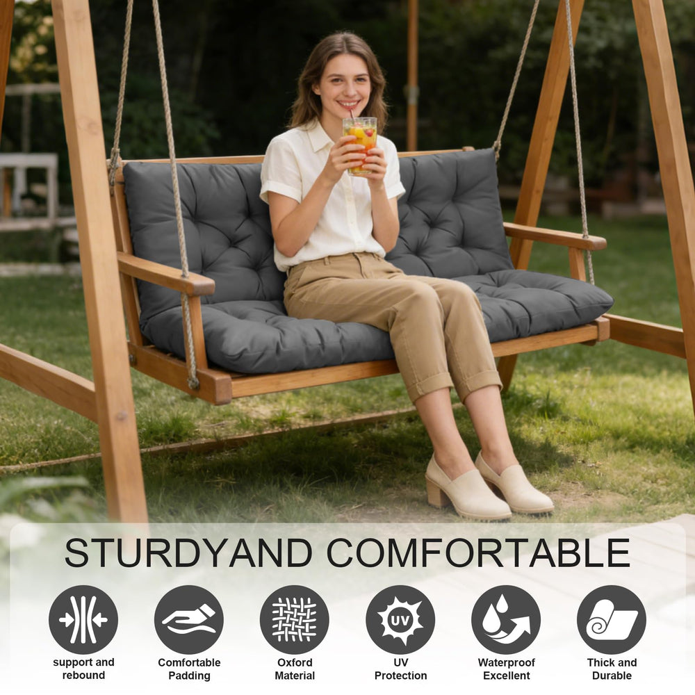 LCYY.TG backrest detail with stitching showing stable support and durability