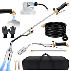 Lcbnhpy front view of torch kit showing complete components for quick setup