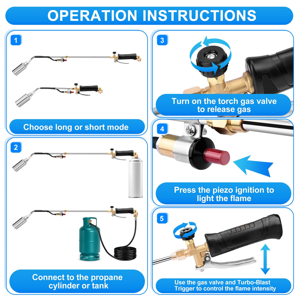 Lcbnhpy flexible 12.5ft hose and connection for safe tank placement