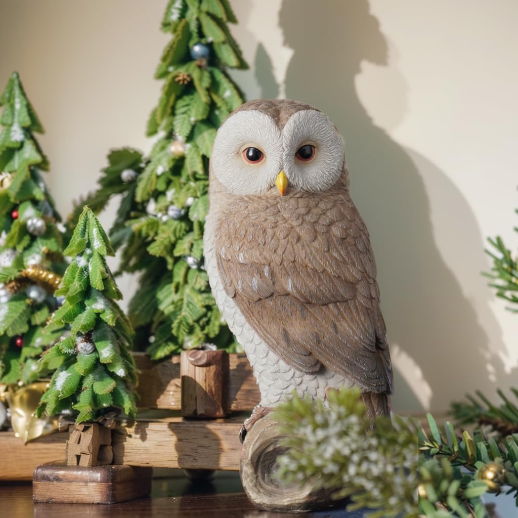 LCdecohome owl packaging and label showing product ready for gifting