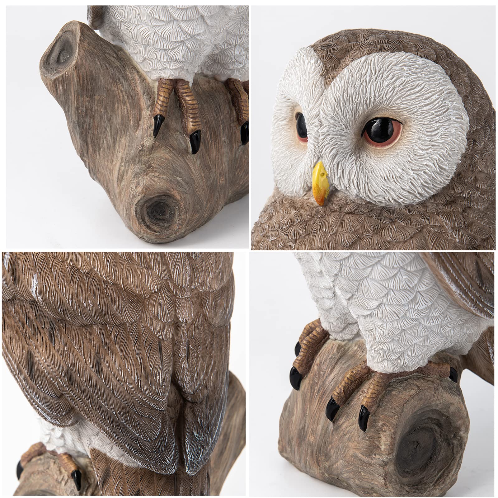 LCdecohome owl patio display adding decorative charm to outdoor seating
