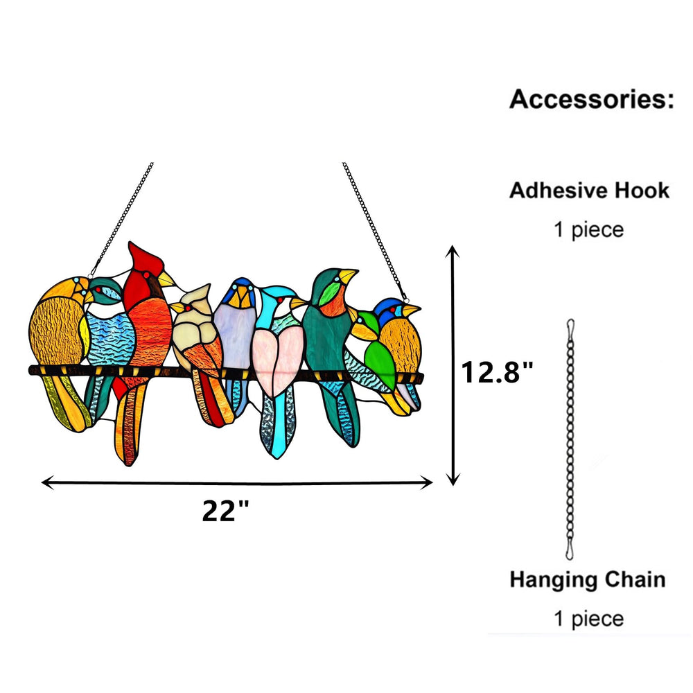 Lcensp metal chain and hook included for easy secure hanging