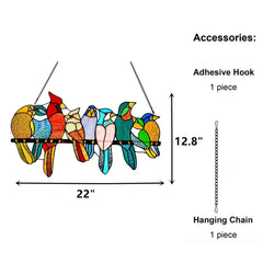 Lcensp metal chain and hook included for easy secure hanging