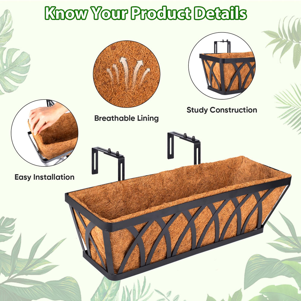LCHUANG included zip ties and small garden tool kit displayed for easy installation and planting