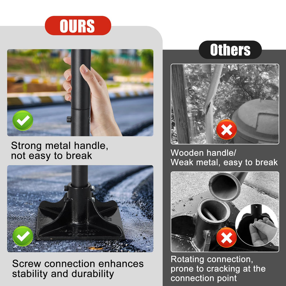 Lcokeiy tamper in use compacting gravel for even surface and faster project completion