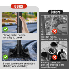 Lcokeiy tamper in use compacting gravel for even surface and faster project completion