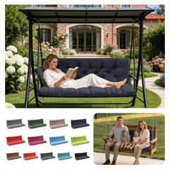 LCYY.TG navy cushion set front view showing full three-seat coverage and refreshed look