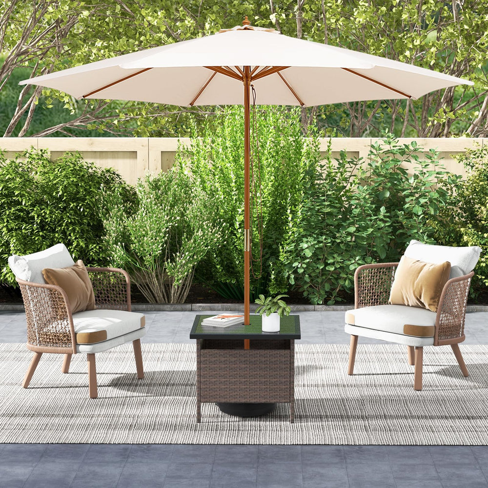 LDAILY LUARANE close-up of HDPE tabletop highlighting durable, easy-clean surface