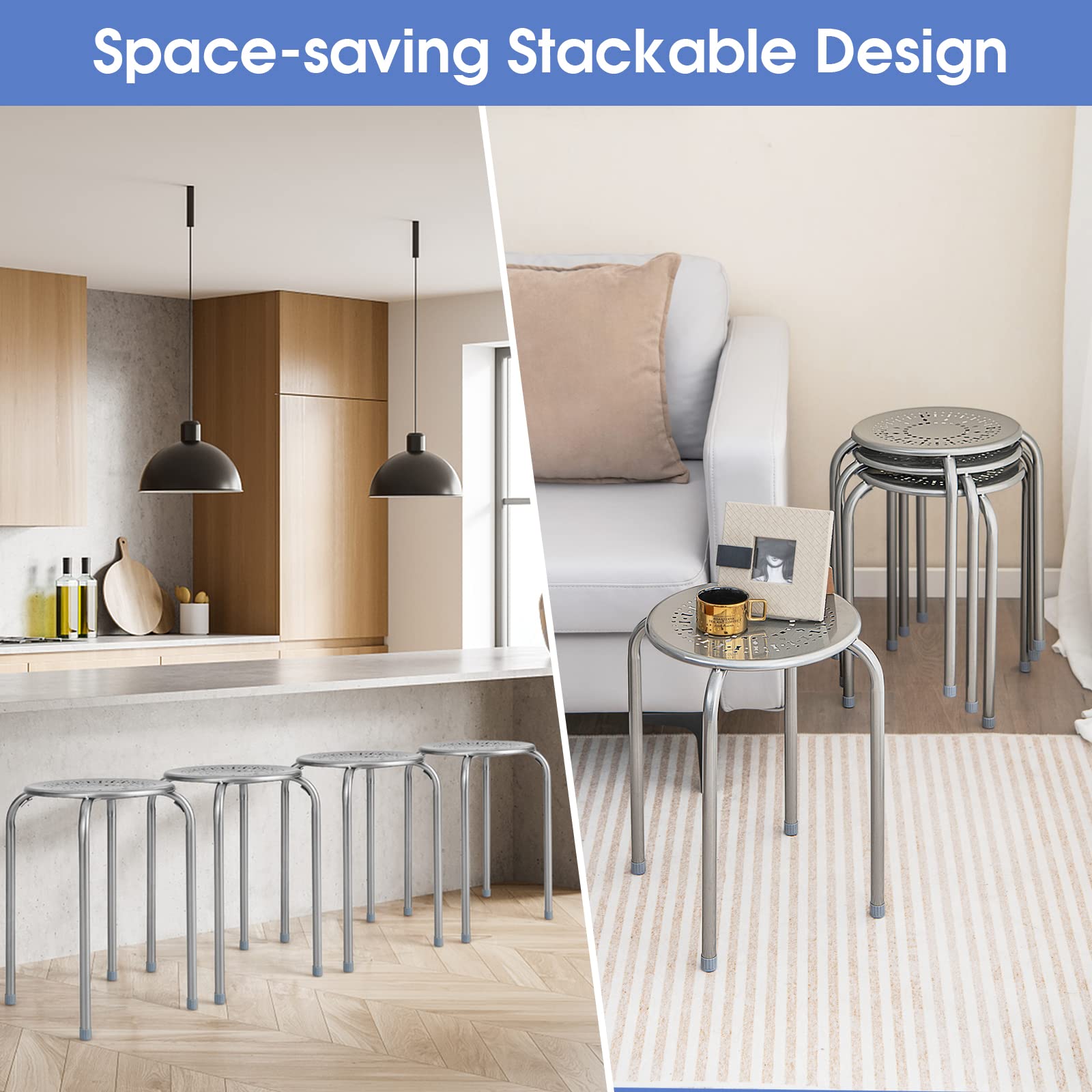 LDAILY single stool in a kitchen offering extra dining seating option