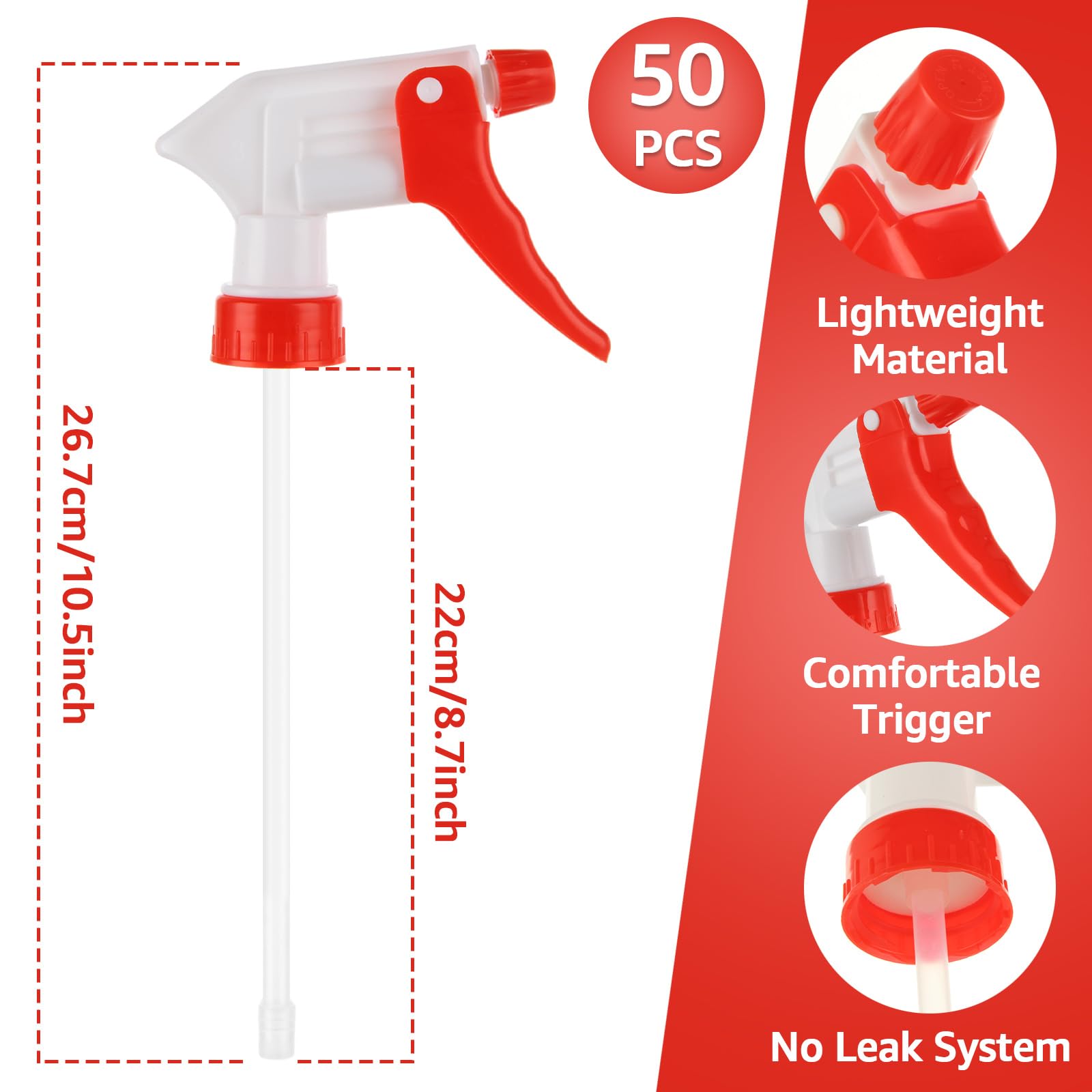 LDXDRU close-up of trigger and nozzle demonstrating clear mist and stream selection