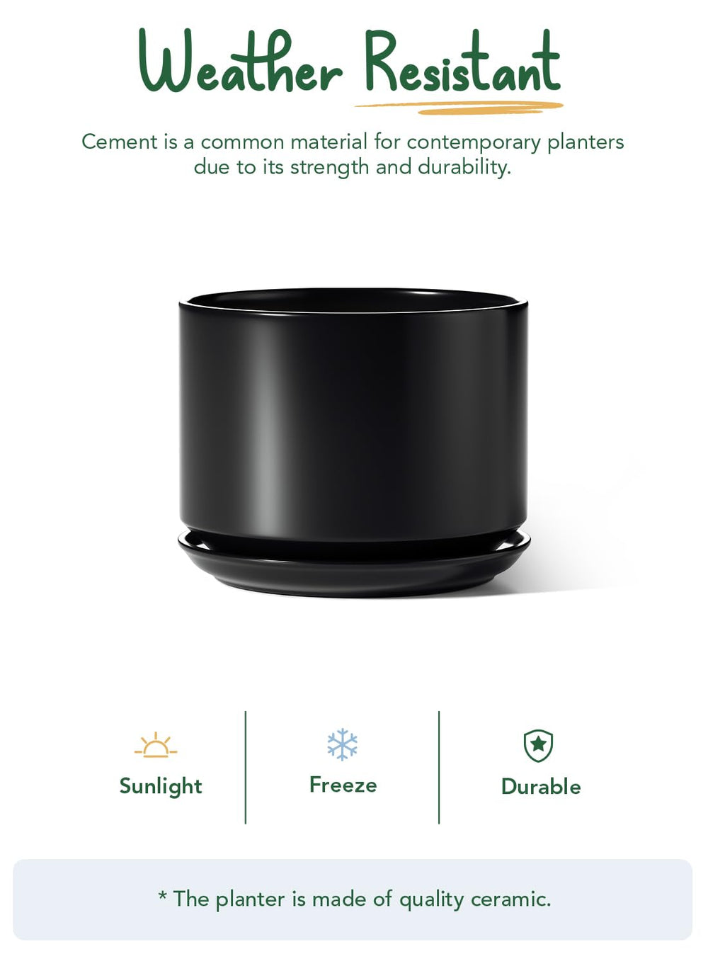 LE TAUCI pot next to a chair showing scale and fit benefit for room styling