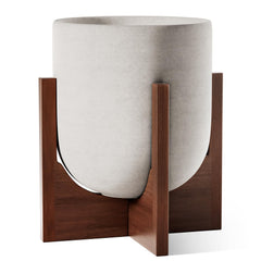 LE TAUCI front packaging showing complete planter set and stand for easy setup