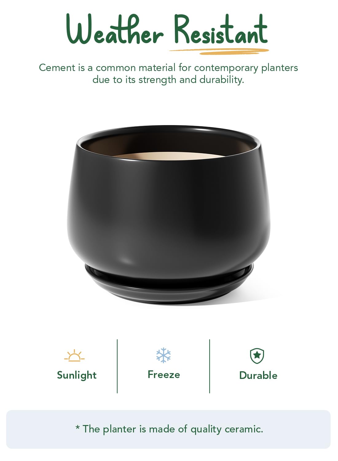 LE TAUCI secure gift packaging showing planter ready for housewarming or special occasion