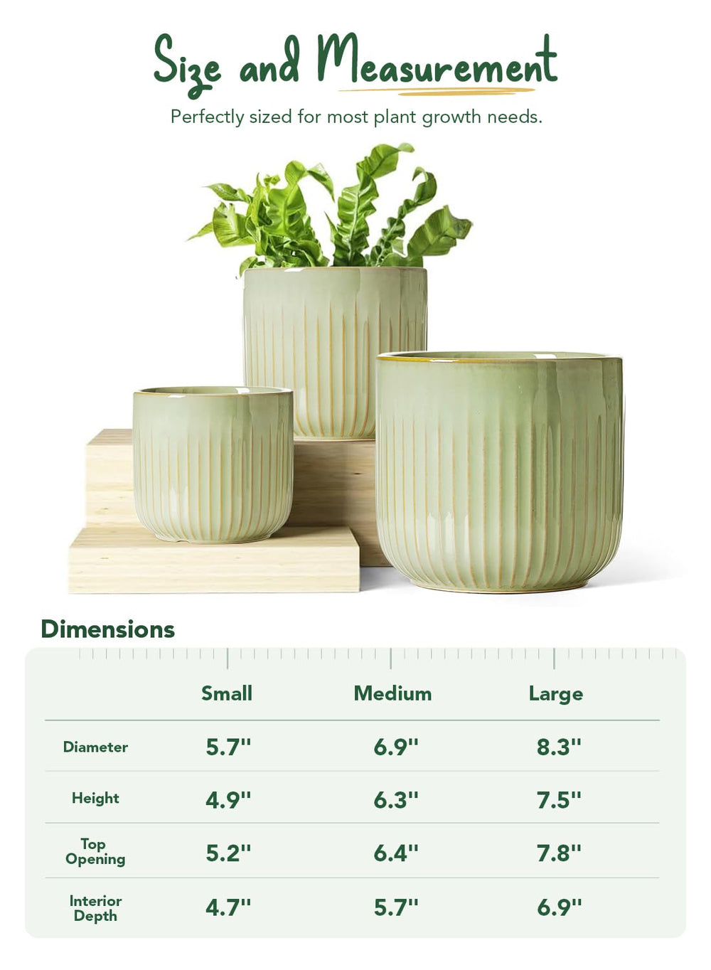 LE TAUCI hand holding mid pot to show scale and sturdy stoneware weight