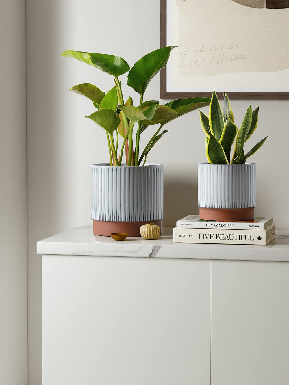 LE TAUCI close-up of ribbed ceramic texture highlighting durable glaze finish