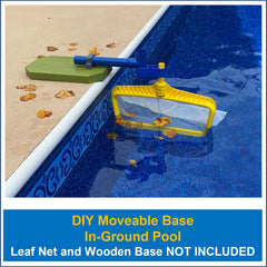 Leaf Bone clip close-up showing grip that holds most leaf rake handles securely