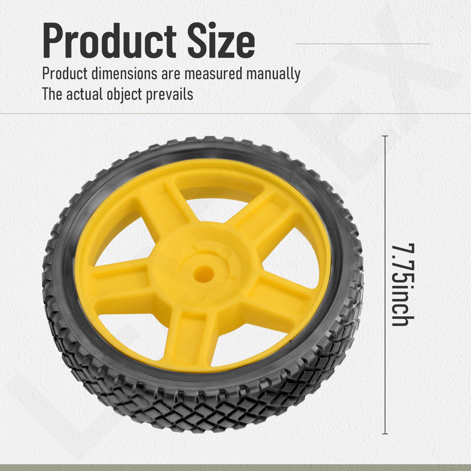 LEAFLEX wheel close-up tread and texture for durable traction