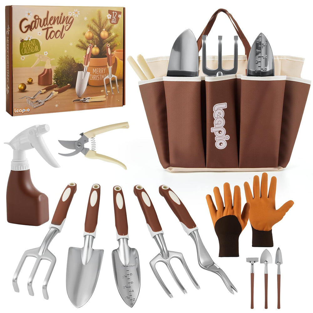 Leapio front view showing full tool set and bag, quick gift-ready kit benefit