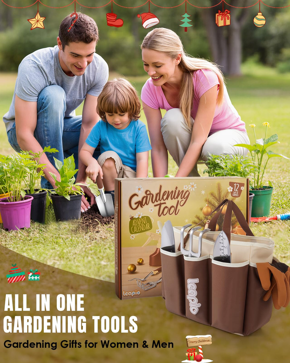 Leapio gloves with pruning shears for scale, protects hands and improves control
