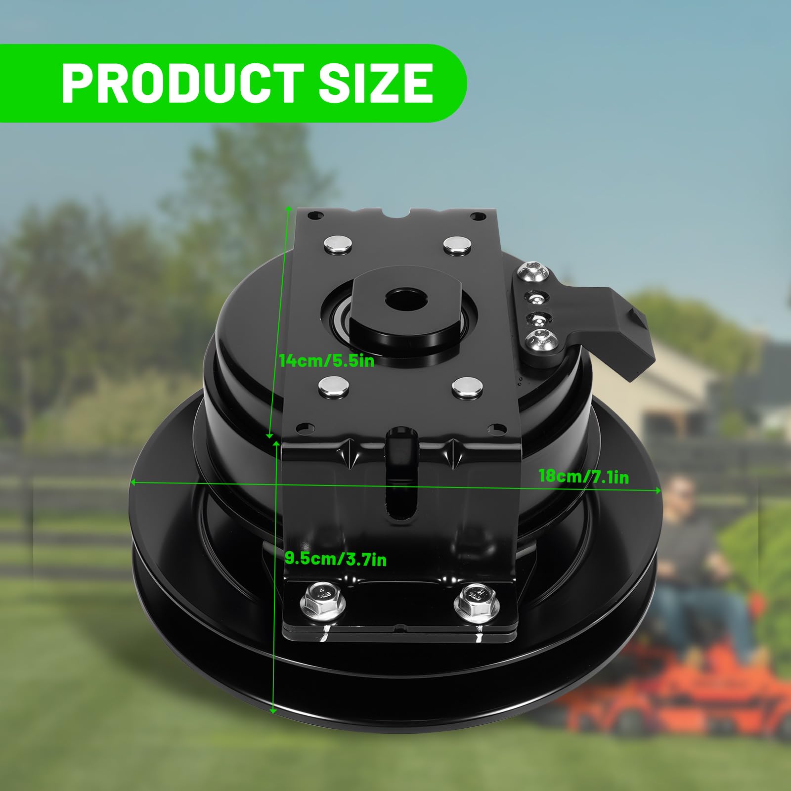 leaptrend clutch installed on mower demonstrating restored blade engagement performance