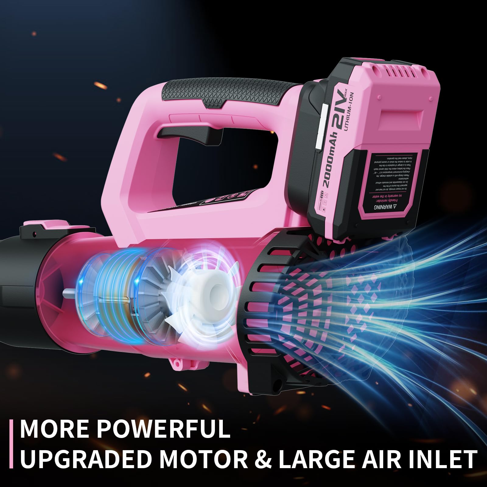 LEAPUL two 21V batteries and fast charger showing quick charge convenience