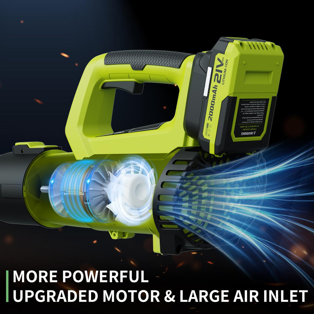 LEAPUL close-up of motor and nozzle highlighting powerful airflow performance
