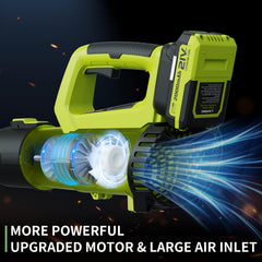 LEAPUL close-up of motor and nozzle highlighting powerful airflow performance