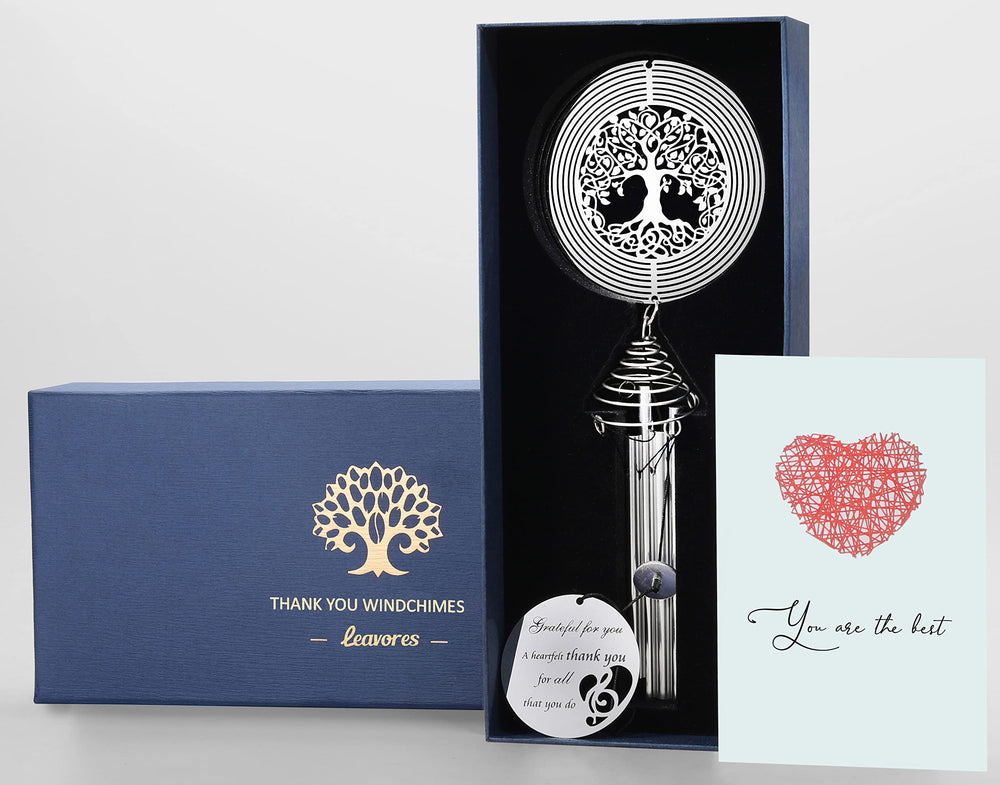 LEAVORES front packaging showing premium gift box and chime benefits