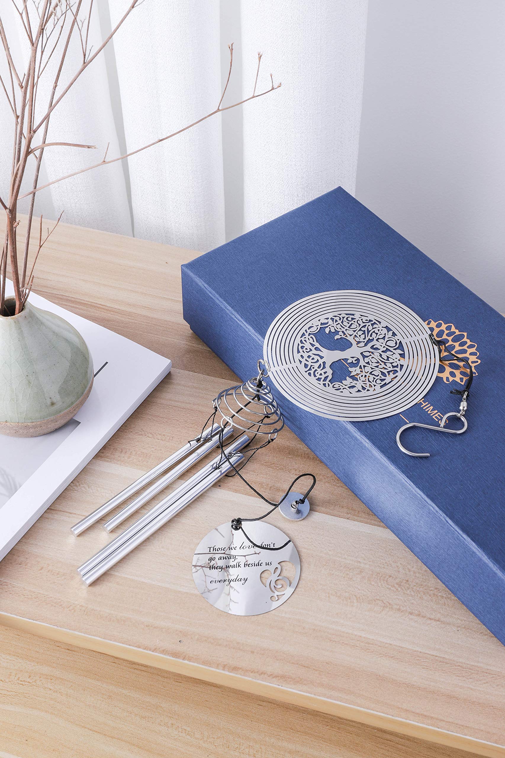 LEAVORES keepsake box with soft flocked interior protecting the memorial gift