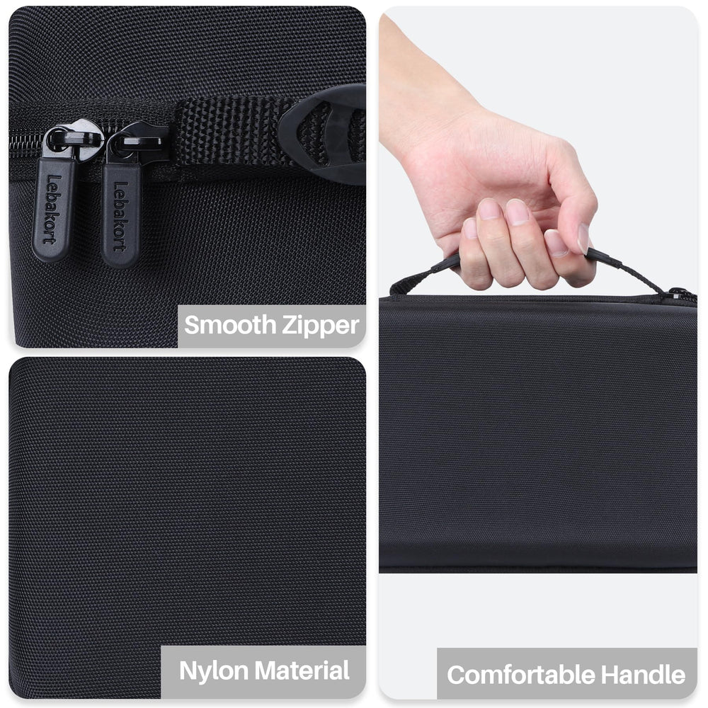 Lebakort case with Anker SOLIX C300 secured by strap preventing movement