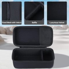 Lebakort inner mesh pocket holding cables and adapters for organized storage