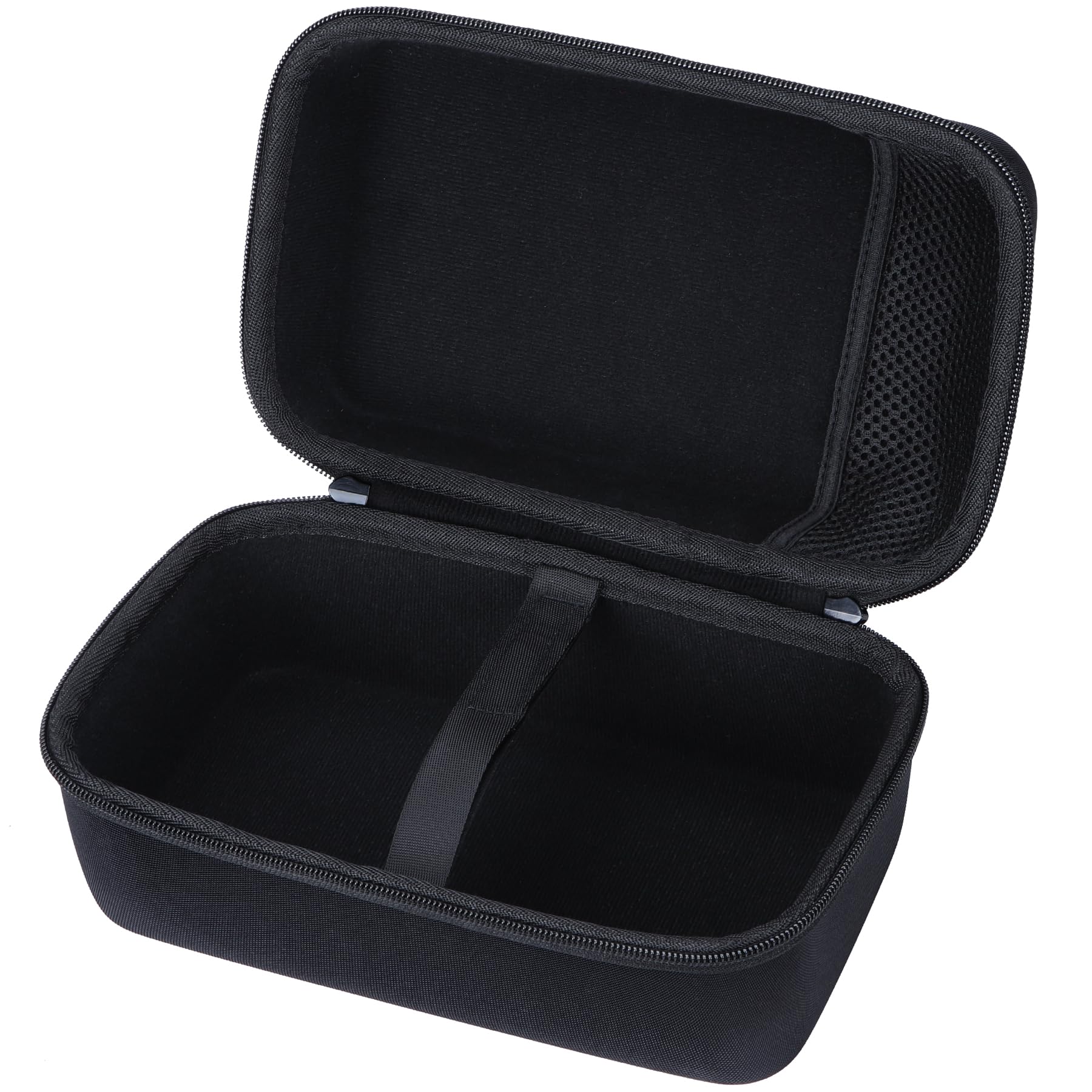 Lebakort interior lining and mesh pocket organizing cables and accessories