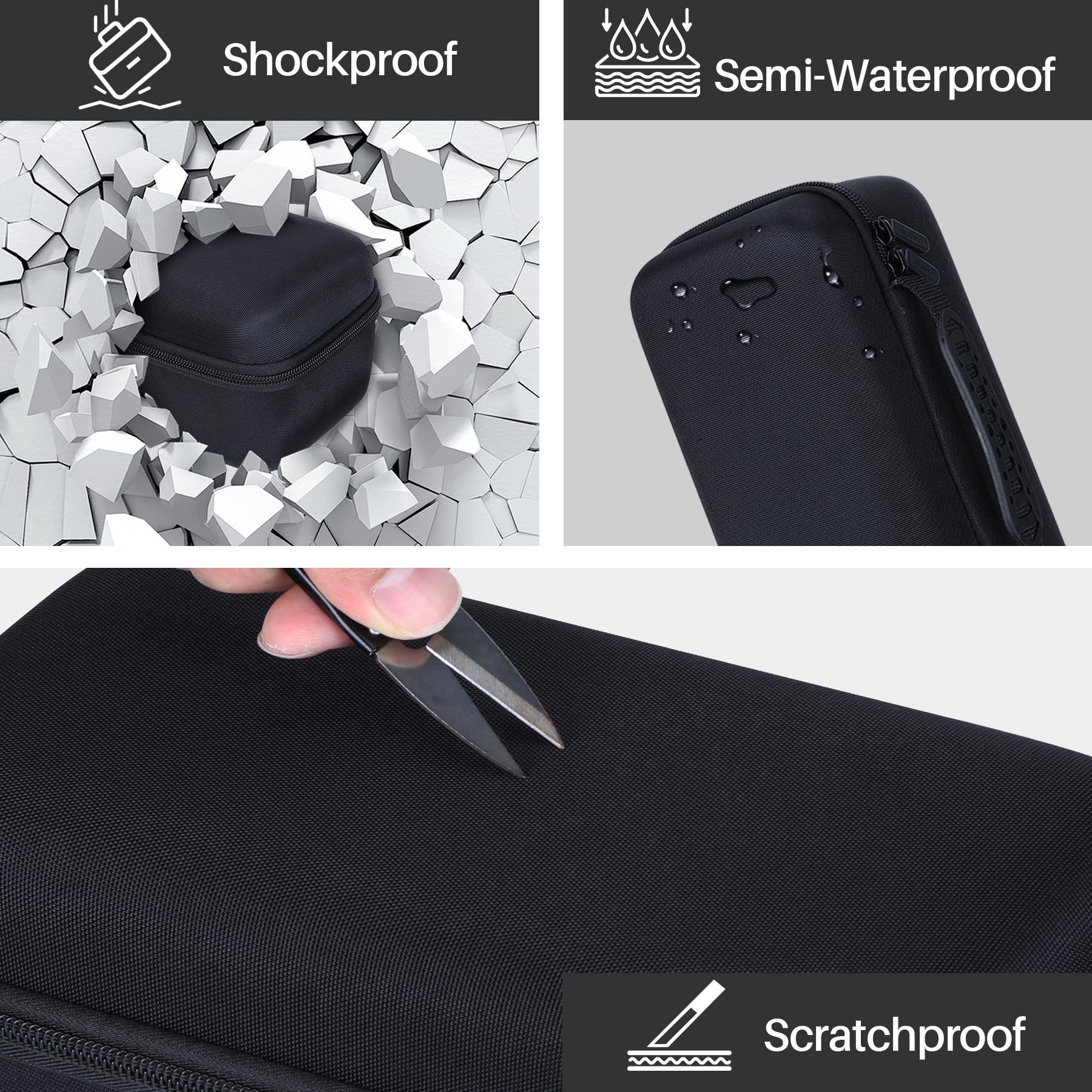 Lebakort next to backpack showing slim profile and travel-friendly size