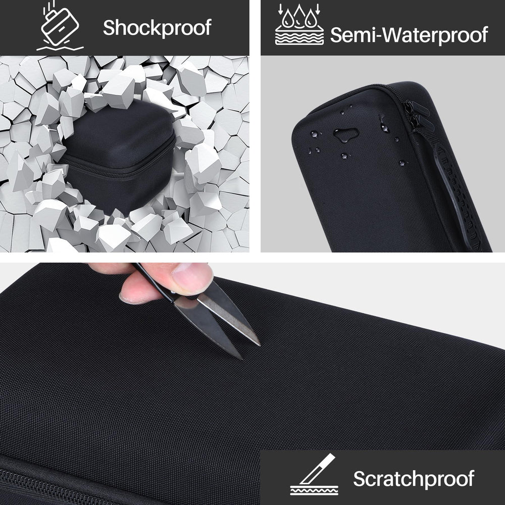 Lebakort next to backpack showing slim profile and travel-friendly size