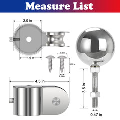Lechansen ball topper close-up with pulley for smooth halyard movement